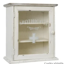 Apothekerskast brocante look 32*18*36