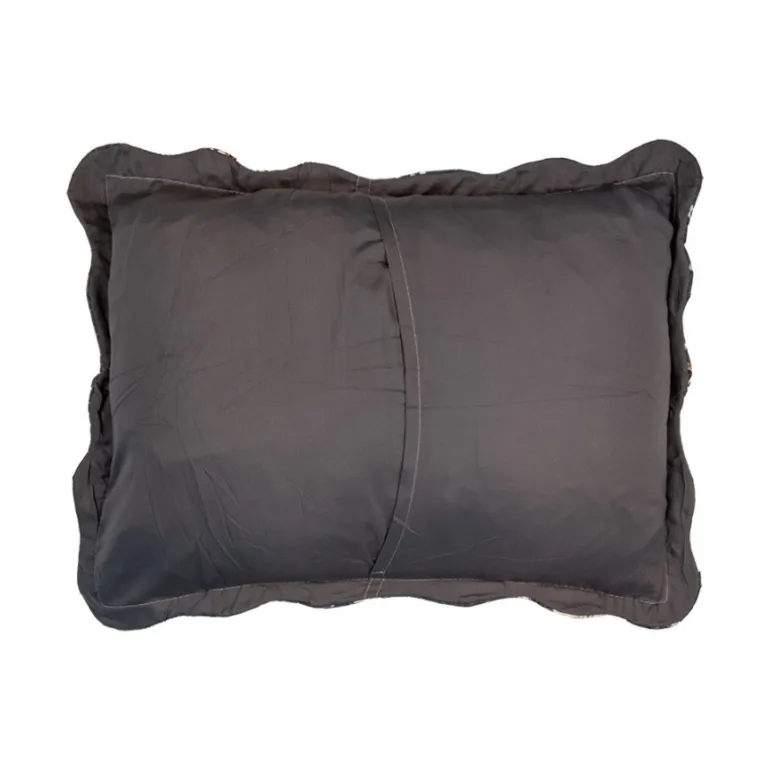 Bedsprei bloemen grijs/beige 1 persoons 180*230