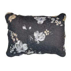 Bedsprei bloemen grijs/beige 2 persoons 230*250