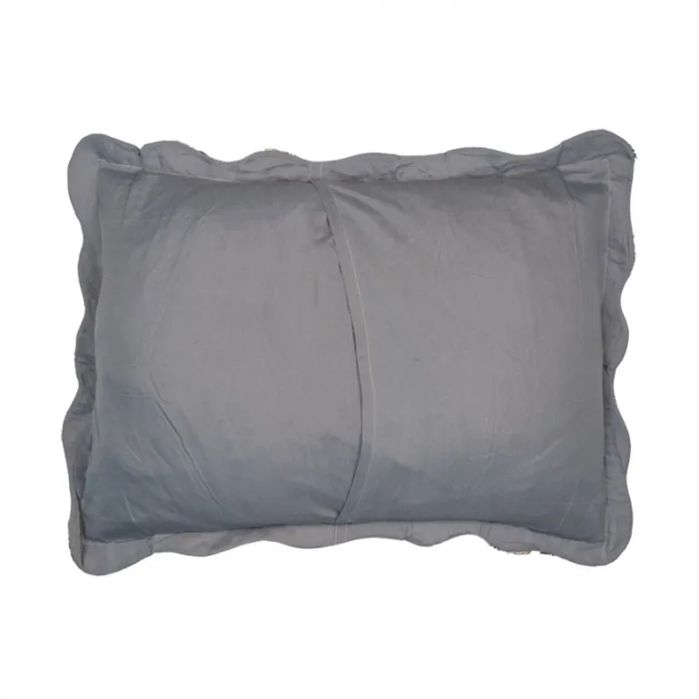 Bedsprei bloemen wit 2 persoons Q207.061