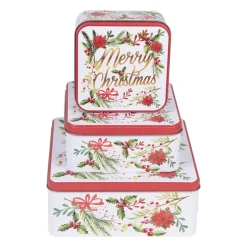 Blikken set (3) Merry Christmas