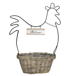 Bloemen/planten houder kip