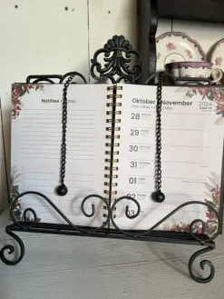 Boekstandaard zwart/blauw