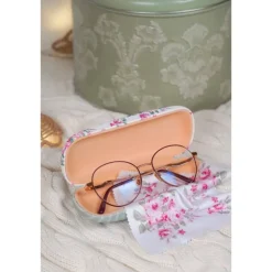 Brillenkoker Bella met roosjes motief