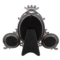 Brocante fotolijst voor 3 foto’s wit 24*20