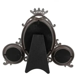 Brocante fotolijst voor 3 foto’s groen 24*20