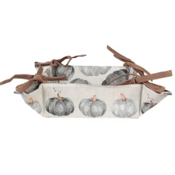 Broodmandje pompoen grijs