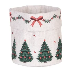 Broodmandje rond Traditional Christmas