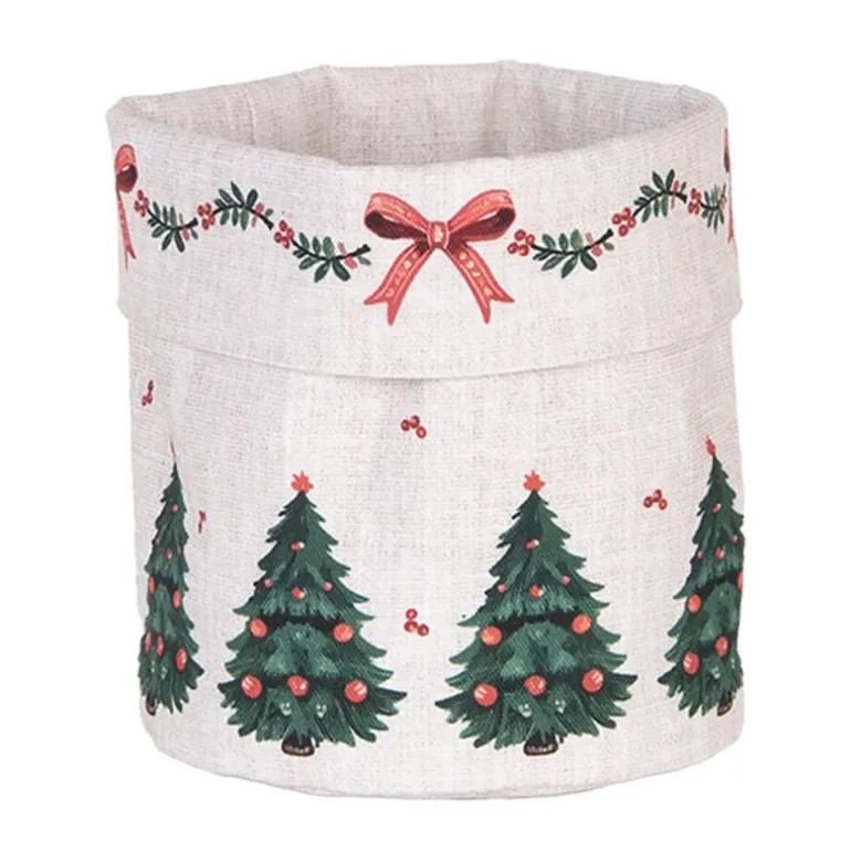 Broodmandje rond Traditional Christmas