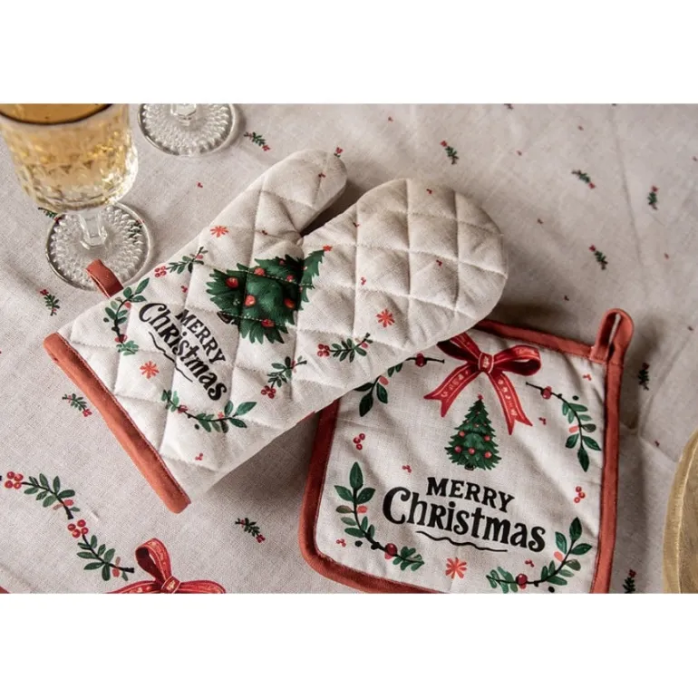 Broodmandje rond Traditional Christmas