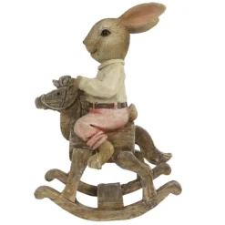 Bunny op hobbelpaard