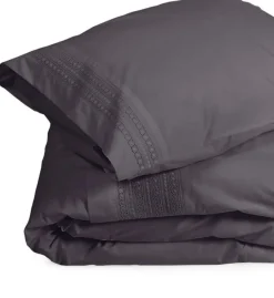 Camilla percal dekbedovertrek antraciet 240*220