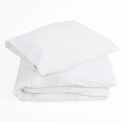 Camilla percal dekbedovertrek wit 140*220