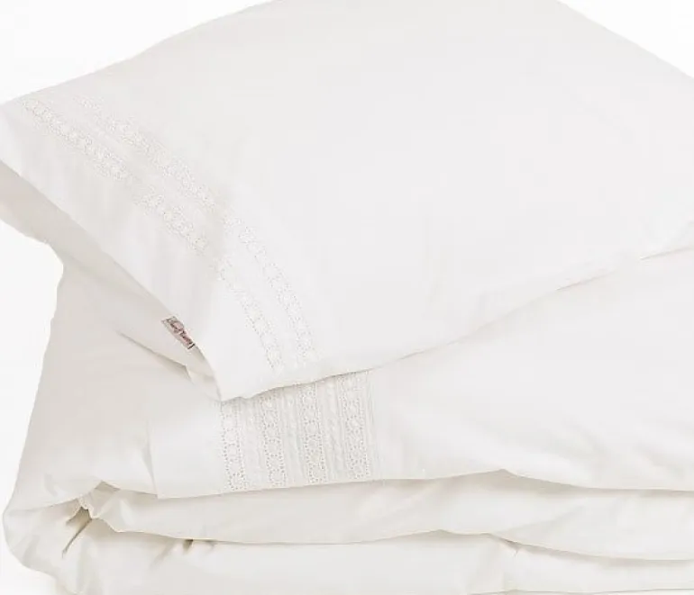 Camilla percal dekbedovertrek offwhite 240*220