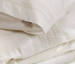 Camilla percal dekbedovertrek offwhite 240*220