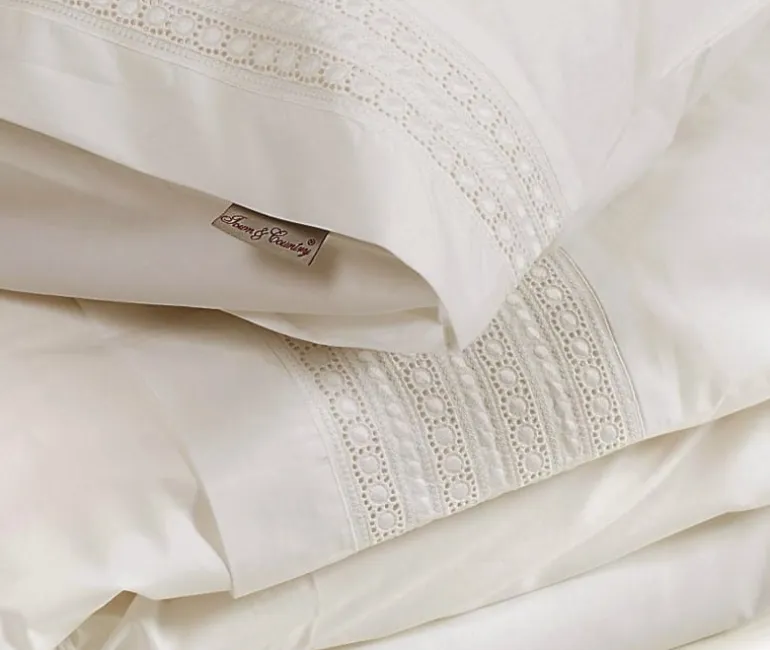 Camilla percal dekbedovertrek offwhite 240*220