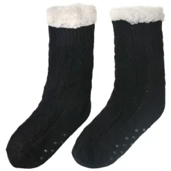 Dames Huissokken one size zwart