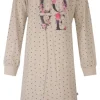 Dames nachthemd LOVE beige