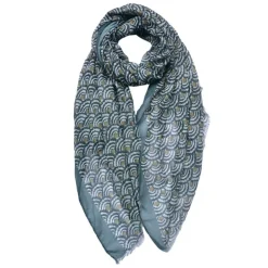 Dames sjaal print groen