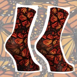 Dames sokken vlinders herfst mt. 36-38