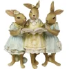 Decoratie 3 lezende Bunny’s