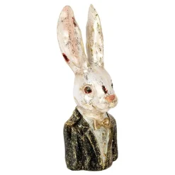 Decoratie beeld meneer konijn 32cm