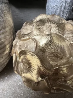 Decoratie bol goudkleur 10cm