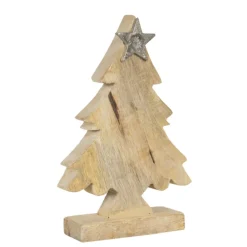 Decoratie boom met ster (M) 15*20