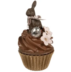 Decoratie doosje cupcake met konijntje