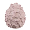 Decoratie ei met bloemetjes roze 6*7