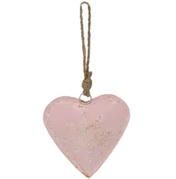 Decoratie hanger ijzeren hart 9*2*9