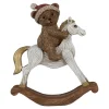 Decoratie hobbelpaard met beertje