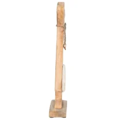 Decoratie houten konijn meisje 18*6*40