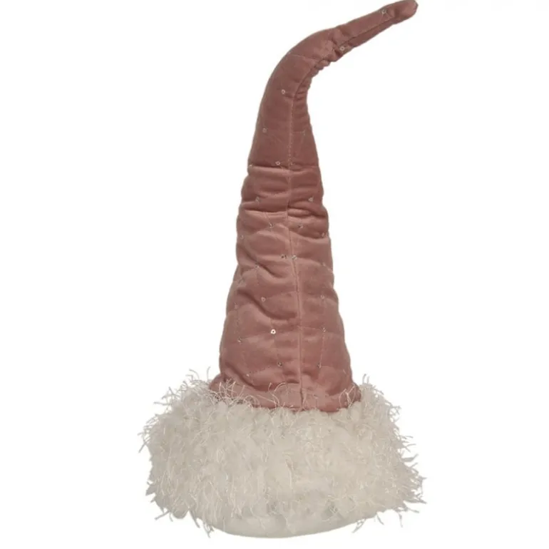 Decoratie kabouter met LED 44cm