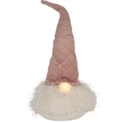Decoratie kabouter met LED 44cm