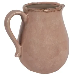 Decoratie kan roze keramiek 21 cm