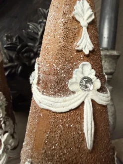 Decoratie kerstboom bruin 9*31