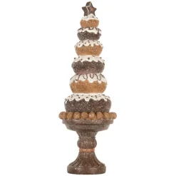 Decoratie kerstboom bruin 11*33