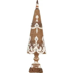 Decoratie kerstboom bruin 10*38