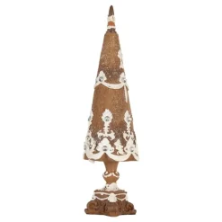 Decoratie kerstboom bruin 10*38
