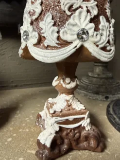 Decoratie kerstboom bruin 10*38