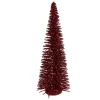 Decoratie kerstboom hout rood 20*50