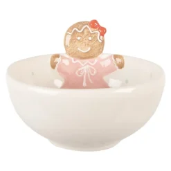 Decoratie kom/schaal gingerbread 18*17*12