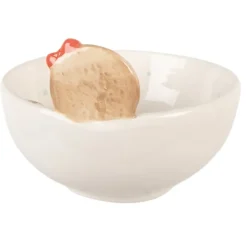 Decoratie kom/schaal gingerbread 18*17*12