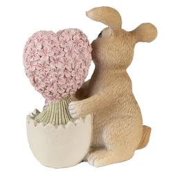Decoratie konijn met hart