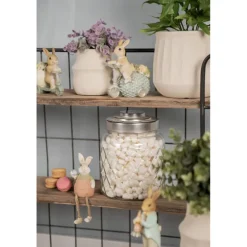 Decoratie konijn op driewieler