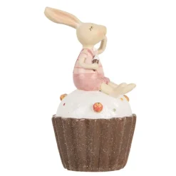 Decoratie konijntje op cupcake