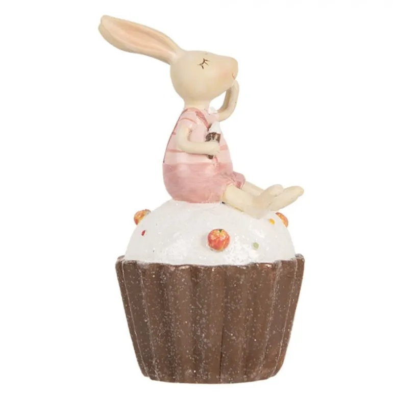 Decoratie konijntje op cupcake