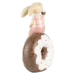 Decoratie konijntje op donut