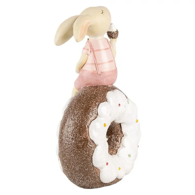 Decoratie konijntje op donut